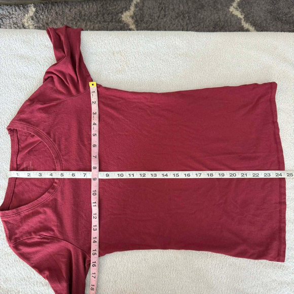 Women's No Boundaries Long Sleeve Tee Size S Red - Picture 6 of 7